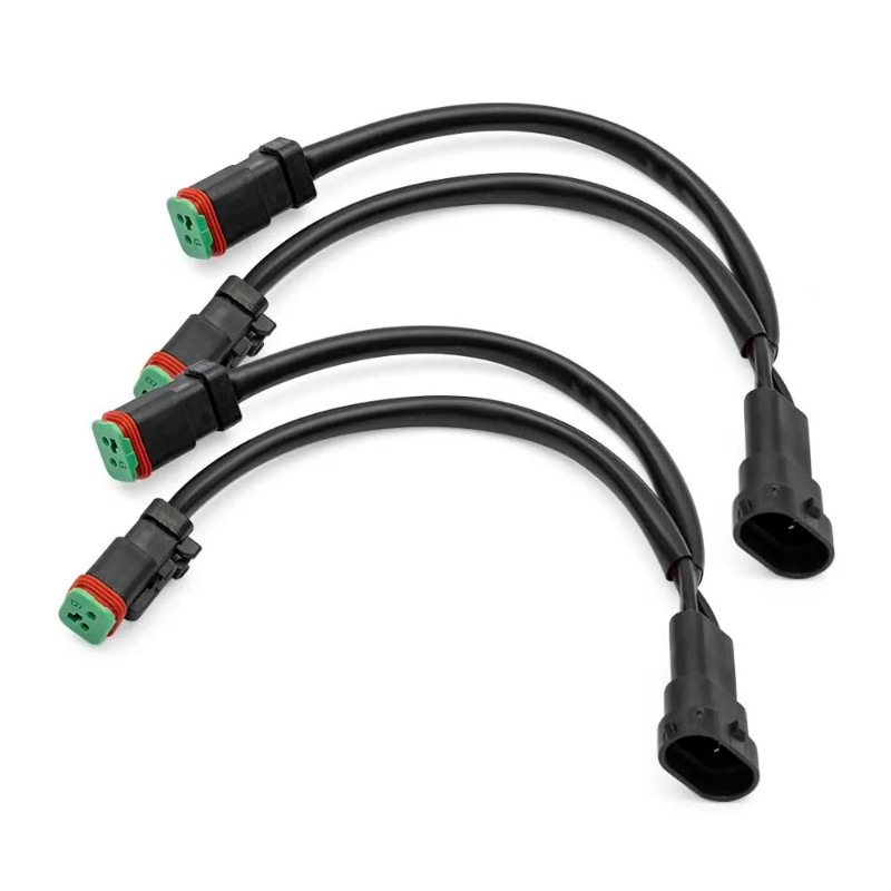 Y-Shape Dual Outputs H11 H8 H9 to Deutsch DT DTP Adapters Connectors Splitters For LED Fog lights,