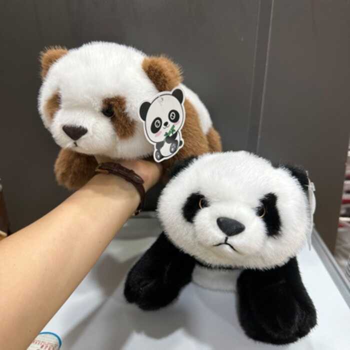 เฉิงตูลูกสุนัขน่ารัก Qizai ดอกไม้ Hug Panda Travel Cultural Creative ของขวัญของที่ระลึก