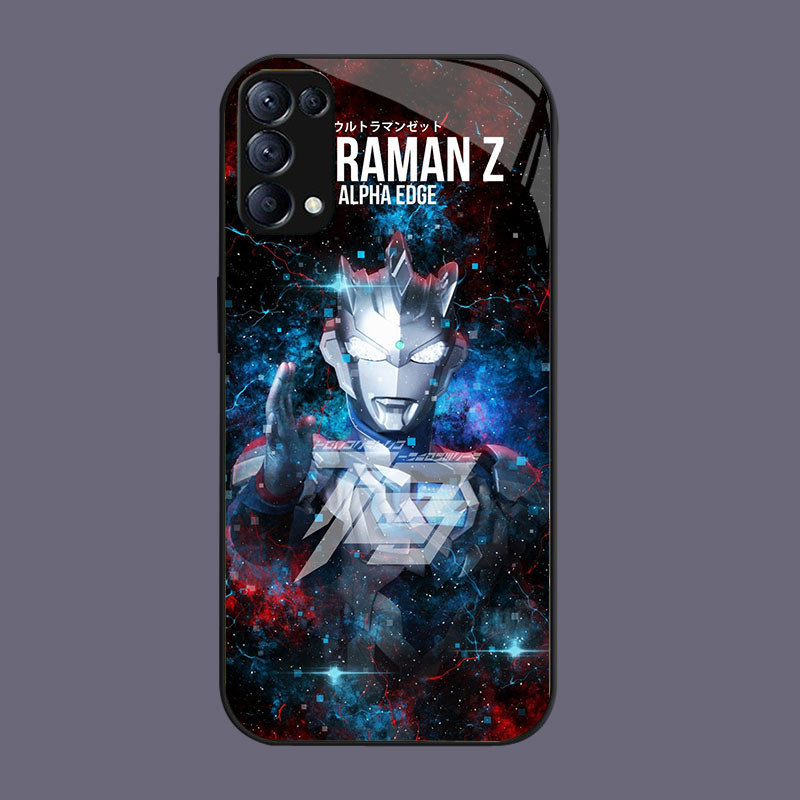 HK-67 Ultraman Ginga Glass Casing สําหรับ OPPO Reno 3 5 6Z 4 6 A91 F15 5G