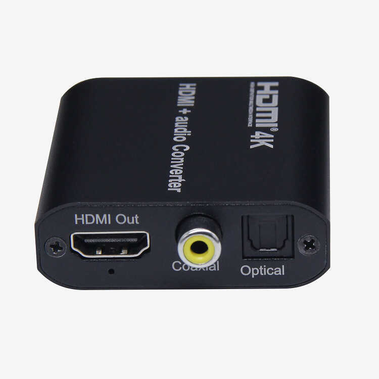4K Audio Splitter hdmi Audio Splitter HD Optical Fiber 5.1 Channel Audio Converter