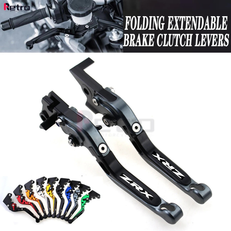 For KAWASAKI ZRX400 ZRX 400 1993-2008 Motorcycle Folding Extendable Adjustable Clutch Brake Levers