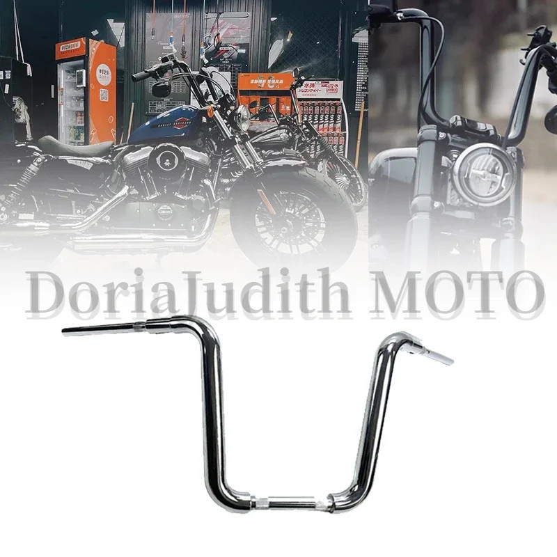 For BMW R18 Motorcycle Steering Wheel 7/8" 22.2mm Motorcycle 1-1/2 inch 38mm ape handlebars to 1 in