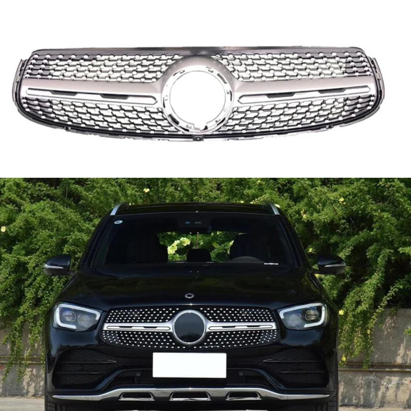 diamond grille X253 GLC200 GLC250 GLC300 GLC450 GLC63 grille Without central logo 2020+ GLC Coupe f