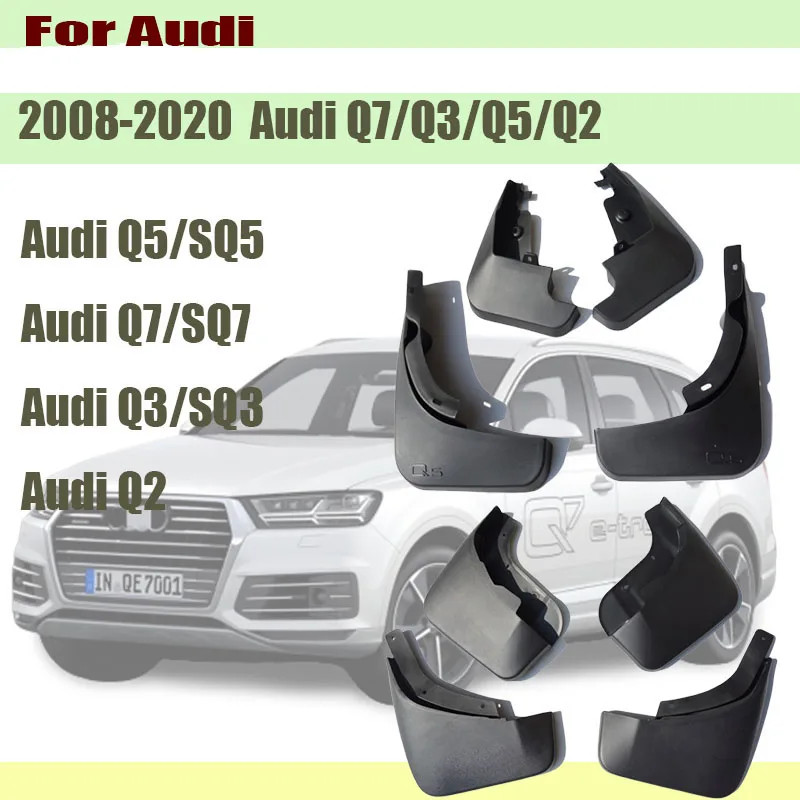 For Audi Q3 Q5 Q7 Q2 Mudguards Audi Q3 Q5 Sline mud flaps Q7 Sport Car Fenders splash guards auto a