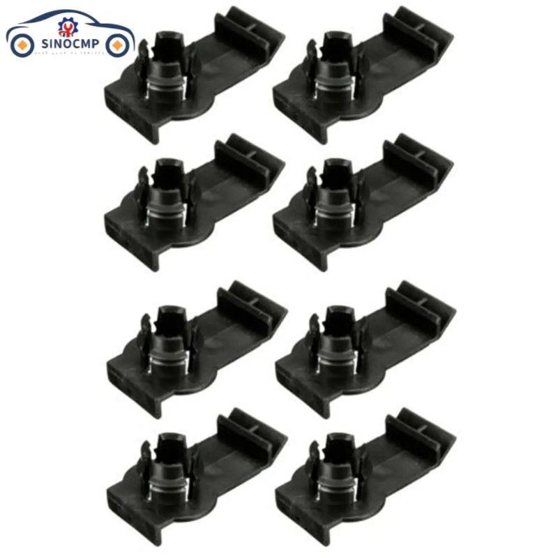 8 Pcs Regulator Clip Brackets Car Window Kits 51338254781 For X5 E53 3er E46 Durable Vehicle Front