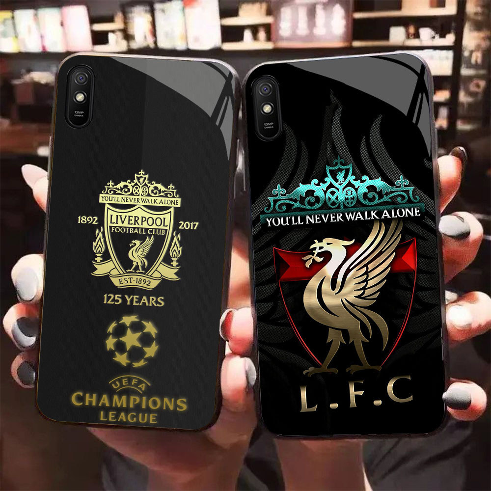HK-33 Liverpool Football Club Glass Casing สําหรับ Xiaomi Redmi Note Poco 14R A4 9i C75 14C 7 9A A3 