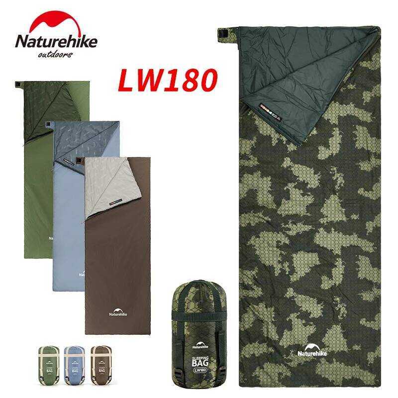 C Naturehike Lw180 Sleepi Camping Ultralight Splicable Cotton Envelope Sleepi Outdoor Hiking Waterp