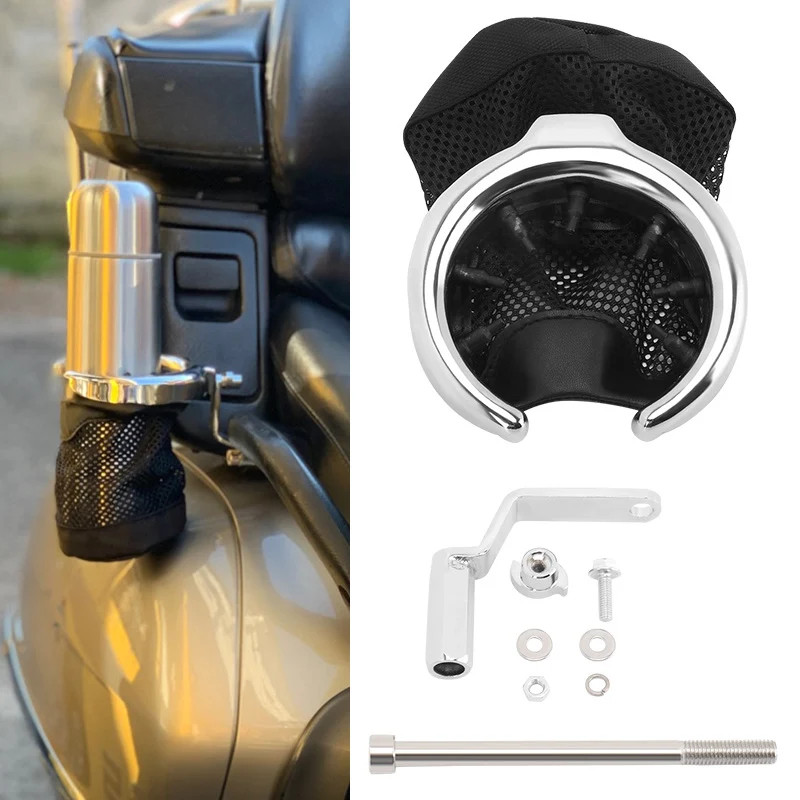 Drink Mounted Drink Cup Holder Motorcycle Handlebar Cup Holder For Honda Goldwing 1800 GL1800 2001-