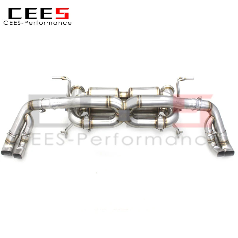 CEES Performance valvetronic Exhaust Catback System For Audi R8 V8/V10 4.2/5.2 2008-2016 Exhaust Pi