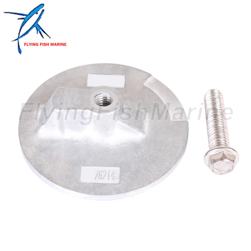 Outboard Motor 76214Q5 97-76214T5 8M0059339 76214T3 18-6016A Flat Trim Tab Anode for Mercury Marine