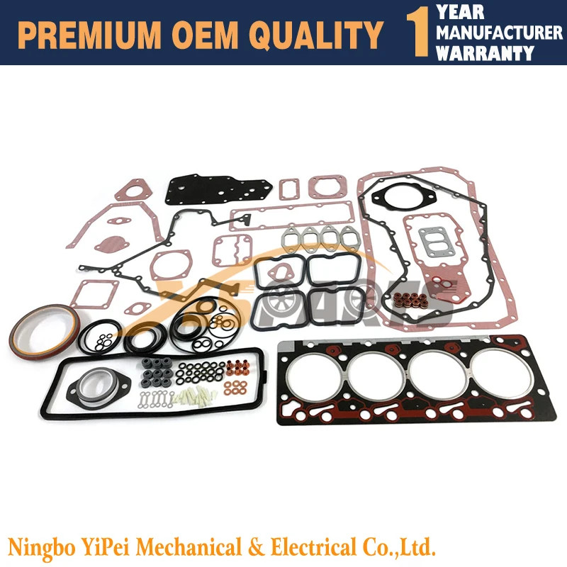 New 4BT3.9 Full Gasket kit for Cummins Engine 3.9L 4B 4BT 4BTA 3804896 3802375