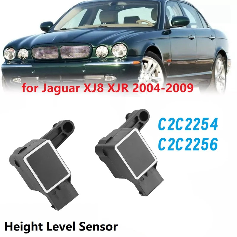 2PCS Rearair Suspension Height Level Sensor C2C2254 C2C2256 For Jaguar XJ8 XJR 2004-2009 Headlight