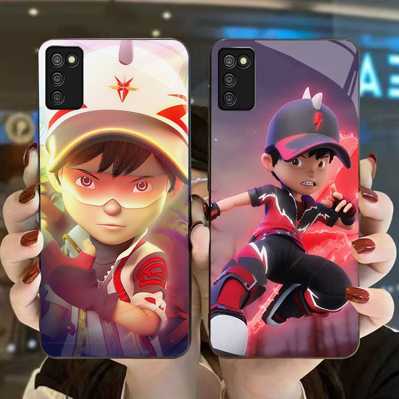 DK-88 Justice Booiboys Casing GLASS soft frame สีดํา Samsung A02S M02S A03S 164mm A51 166mm A71