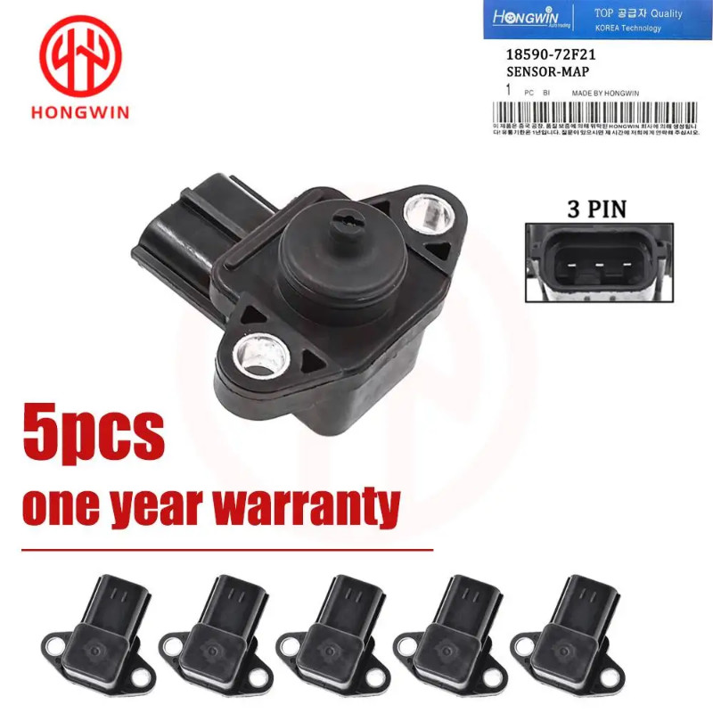 Manifold Pressure Sensor Map Sensor E1T26571A 18590-72F21 For Chevrolet Tracker Suzuki Aerio Grand