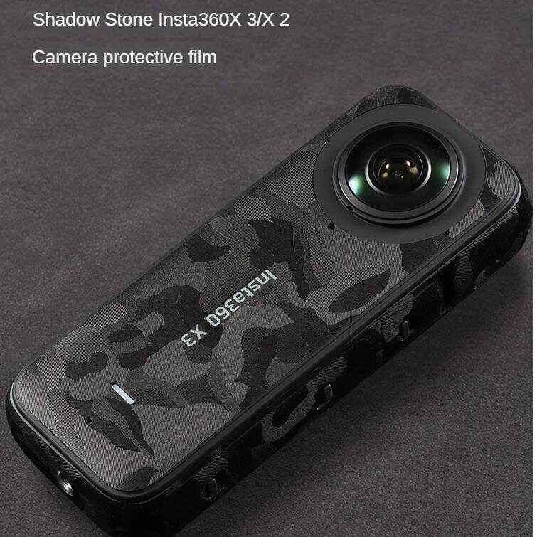 ▥ UCONS Anti-Scratch สติกเกอร์สําหรับ Insta 360X2/360X3/360X4 ป้องกันฟิล์มผิวสําหรับ 360X4/X3/X