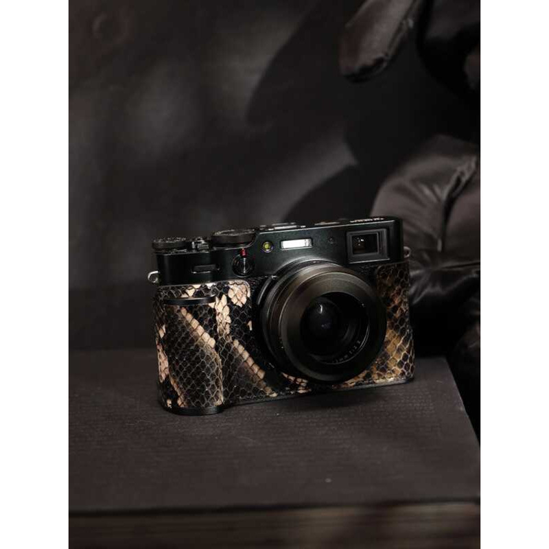 Cam-in Fuji Snake Grain Cowhide x1vi กล้องเคสหนังป้องกัน xt50/x1v/xm5/xs20/xt5