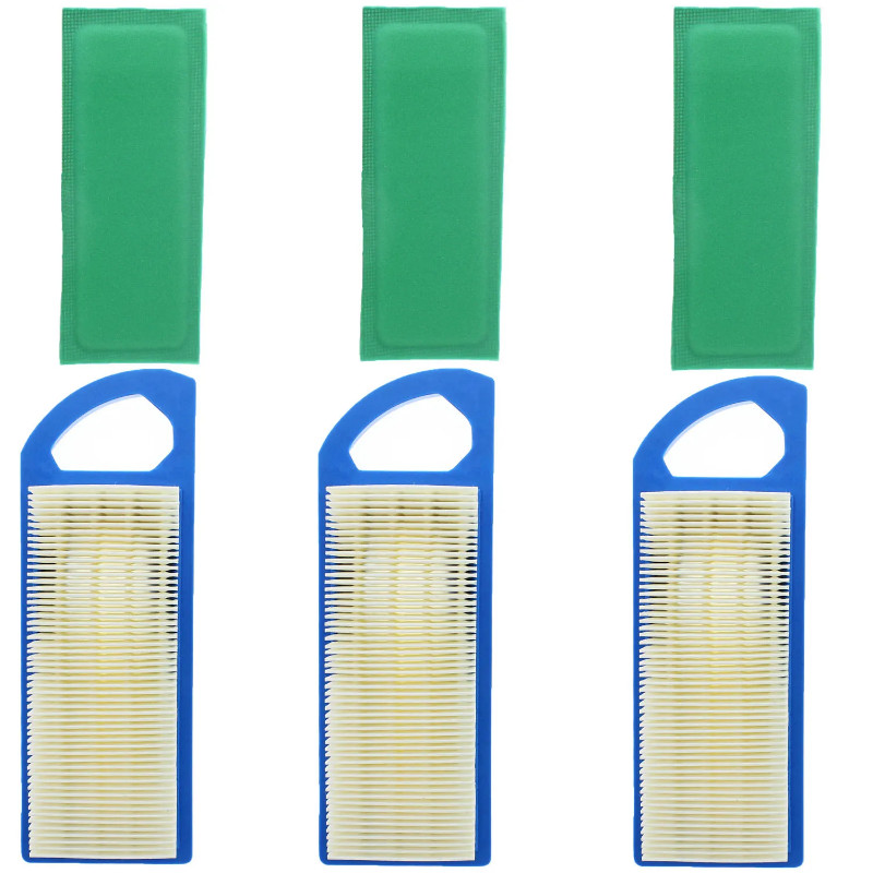 3Pcs Air Filter 697153 698083 795115 286H77-0121 31G777 31H777 31P677 OHV AVS Lawn Mower Tractor Cr