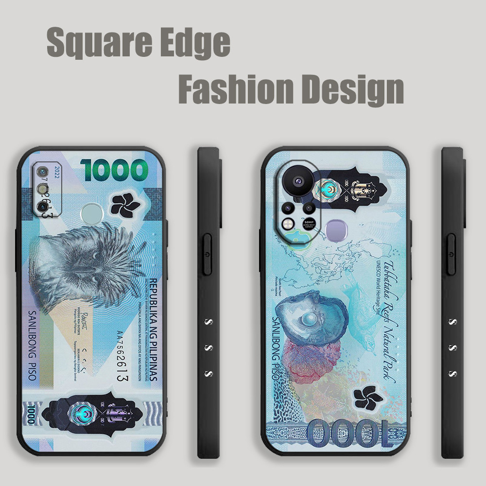 เคสสําหรับ Infinix Note 12 Pro 30 30i 40 Pro GT 10 Pro Zero Hot 40i เงินใหม่ 1000 Peso FRX26 เคสโทรศ