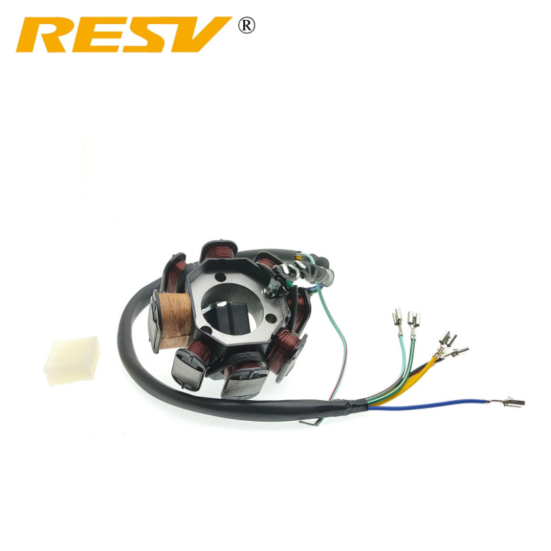 RESV for CB125 WY125 WY150 CB150 WY CB 125 150 Motorcycle 8 Poles Magneto Ignition Coil Stator Gene