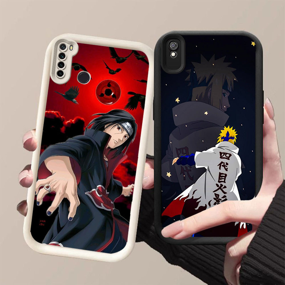 DJ-6 Anime Uchiha เคสซิลิโคนสีดําและสีขาวสําหรับ Redmi Note 6A 7 9T 9A Pro