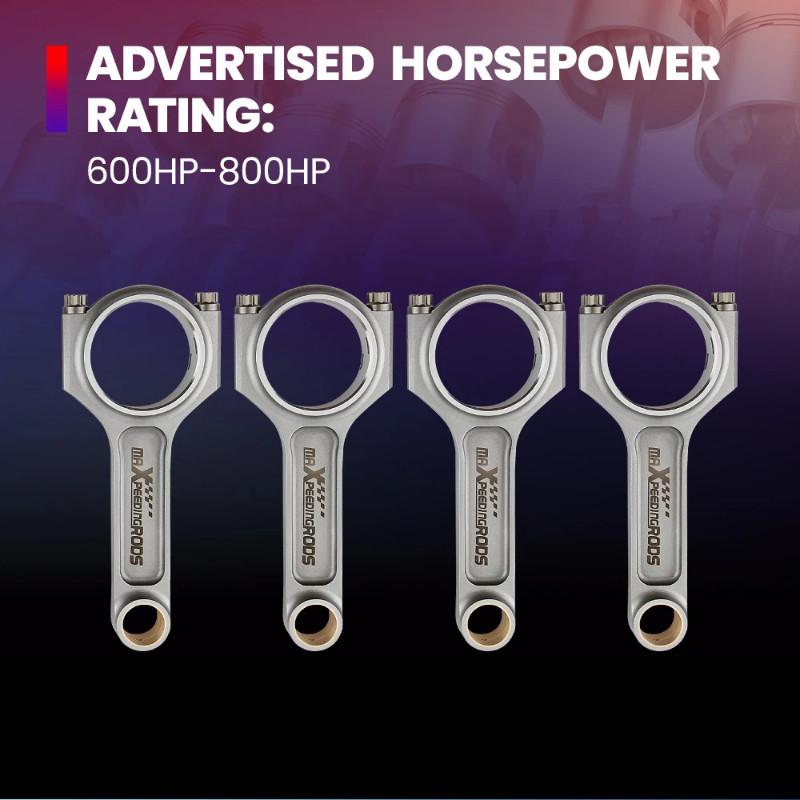 H-Beam Connecting Rods Fit for BMW N20B20 2.0T / N26B20(US only) ARP 2000 bolts