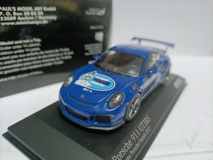 Mini Cut 1 43 Porsche รถสปอร์ต รุ่น 991 GT3RS Spokene Porsche Parade