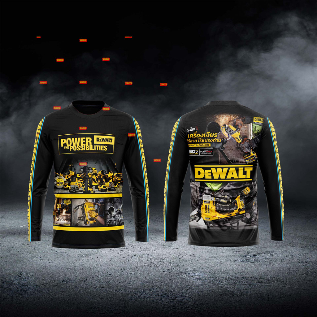 Sy3 Dewalt เสื้อยืดแขนสั้นลําลอง พลัสไซซ์ สไตล์คลาสสิก สําหรับผู้ชาย และผู้หญิง YS3