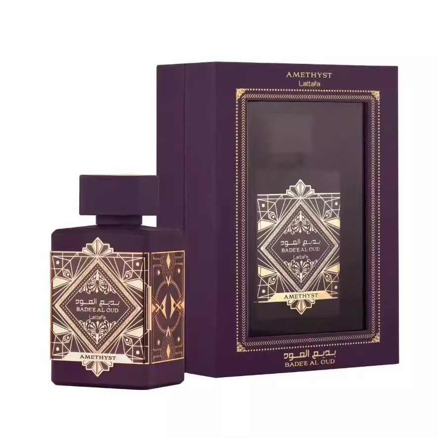 สินค้าระดับไฮเอนด์ข้ามพรมแดน Lattafa Bade'e Al Oud Glory Ebony Men and Women Perfume Arabia Dubai