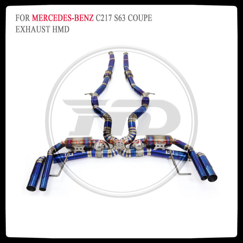 HMD Exhaust System High Flow Performance Catback for Mercedes-Benz C217 S63 Coupe Car Accessories w