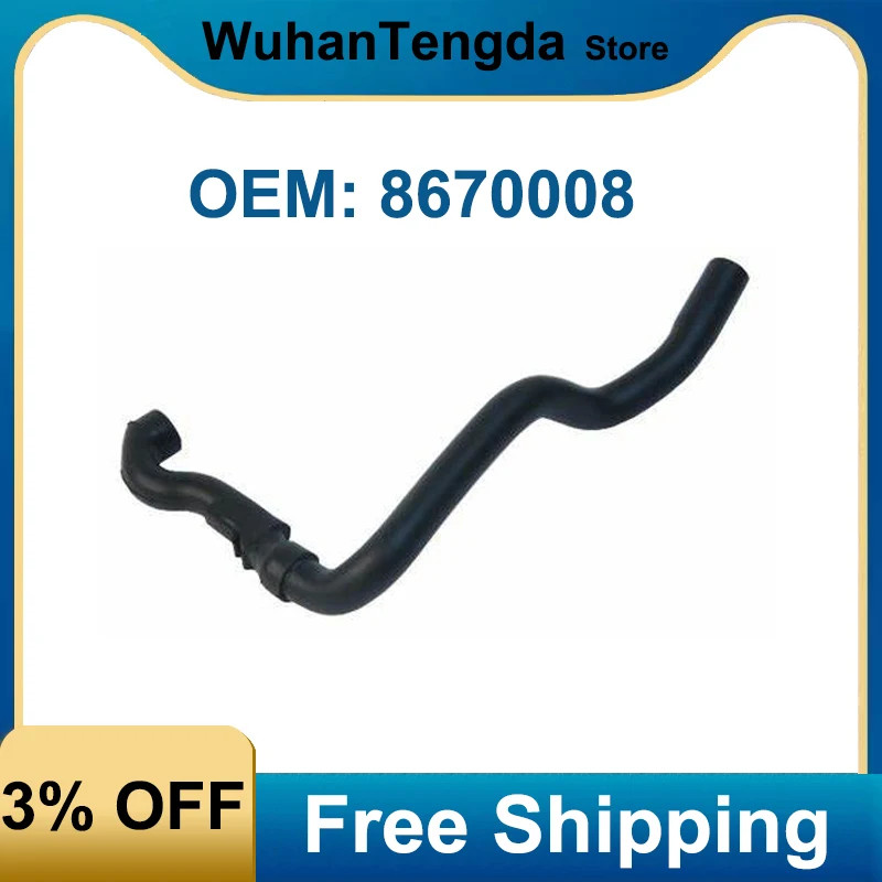 8670008 Engine Crankcase Breather Hose for Volvo C70 S60 V50 V60 Cross Country XC60 XC70 2.4L 2.5L