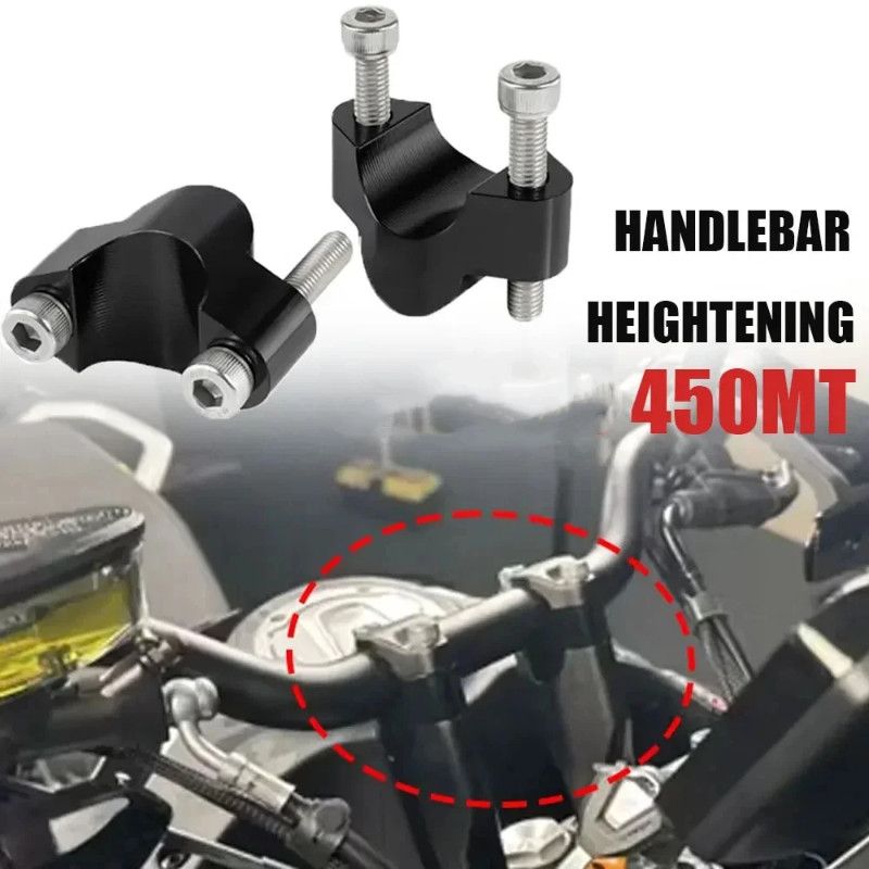 Motorcycle Accessories For   450MT 450 MT  450MT MT450 IBEX 450 Universal Handlebar Riser Bar Mount