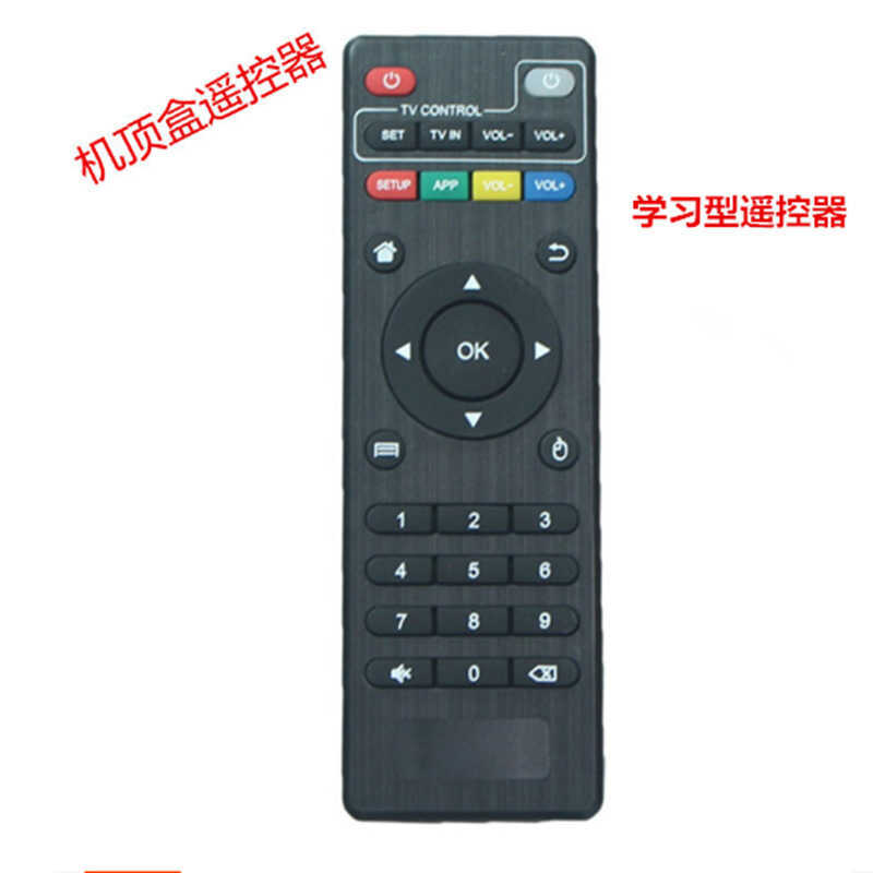 X x96 ชุดกล่องด้านบนรีโมทคอนโทรล Universal T95M T95 h96max hk1 mx10 x96max กล่อง