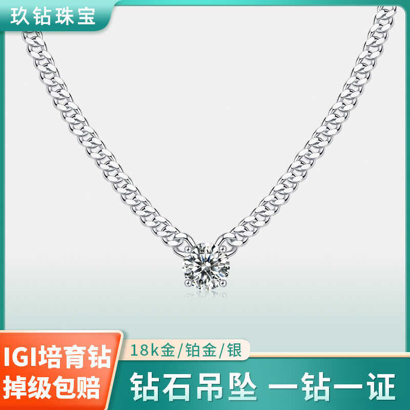 สร้อยคอมุกสังเคราะห์ S925 เงินแท้ 18K Gold พร้อมใบรับรอง IGI ดีไซน์หรูหรา