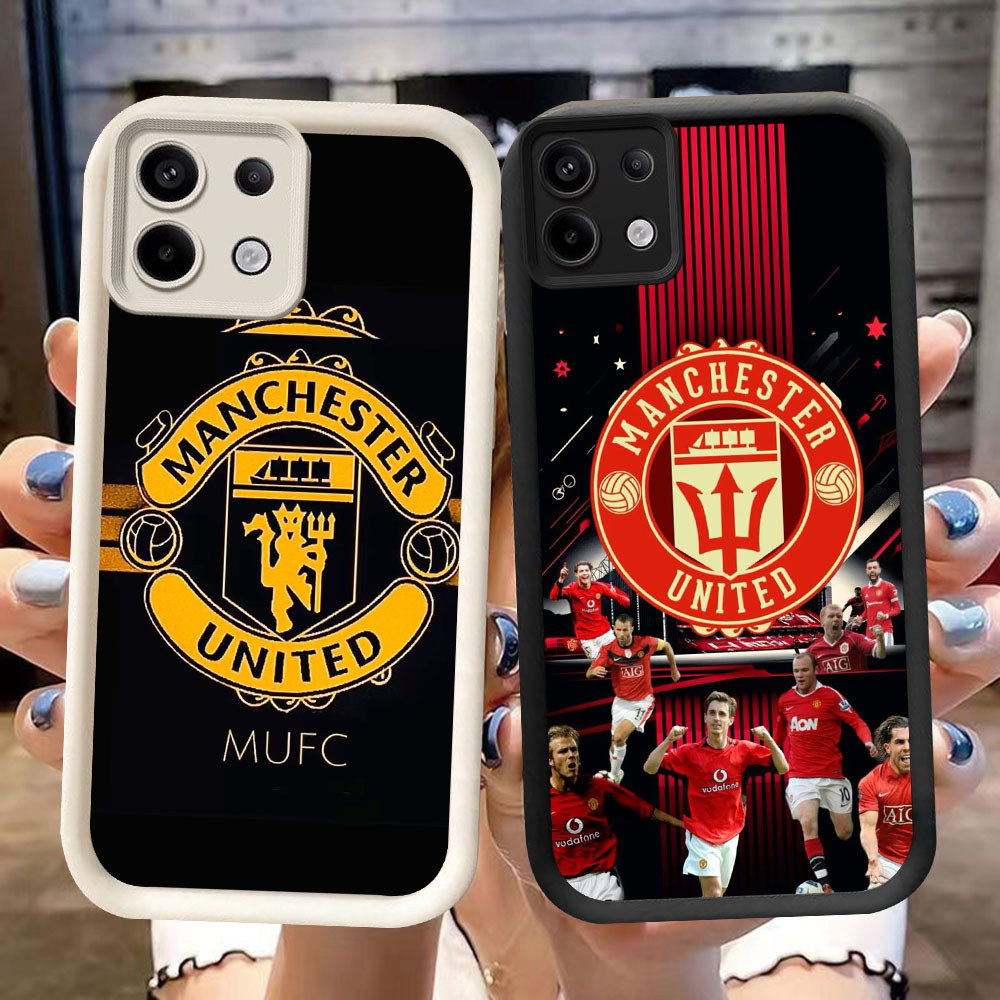 DK-89 Manchester City ปลอกซิลิโคนสีดําและสีขาวสําหรับ Infinix Tecno ITEL Smart POP Spark Pova 20 P65