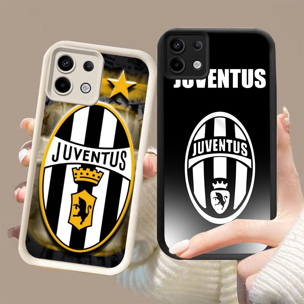 DK-68 JUVENTUS ปลอกซิลิโคนสีดําและสีขาวสําหรับ Infinix Note Zero 40Pro5G 40 40Pro 30 Infi 40S Pro Pl