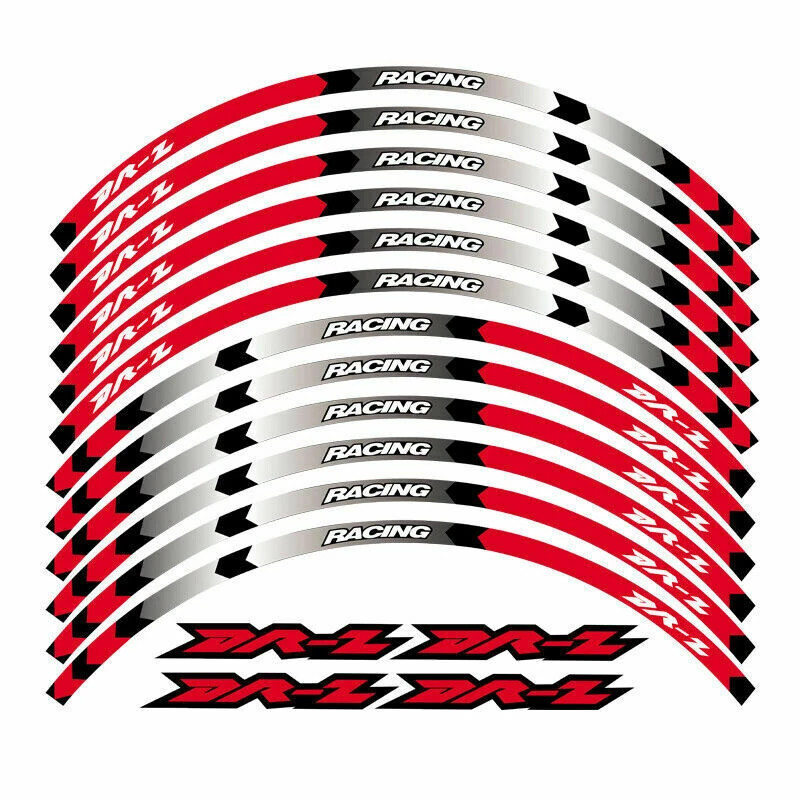 For Suzuki DRZ400SM DR Z DRZ 400SM 400 SM 2005-2021 2020 Motorcycle Accessories Stickers Rim Decals