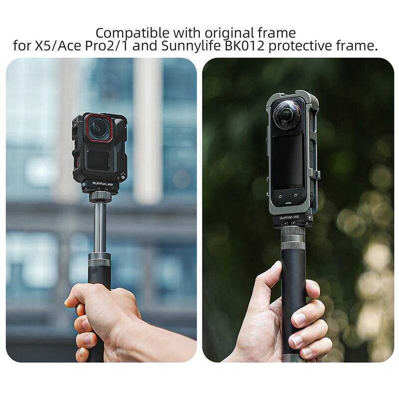 ▥ Magnetic QUICK RELEASE สําหรับ Insta360 X5/Ace 2/Ace/Ace Pro อะแดปเตอร์ Mount กีฬากล้องผู้ถือ