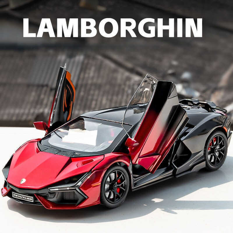 Lambo Revuelto Supercar รุ่นจําลองของเล่นรถเด็กรถรุ่นห้องนั่งเล่นตกแต่งของขวัญ