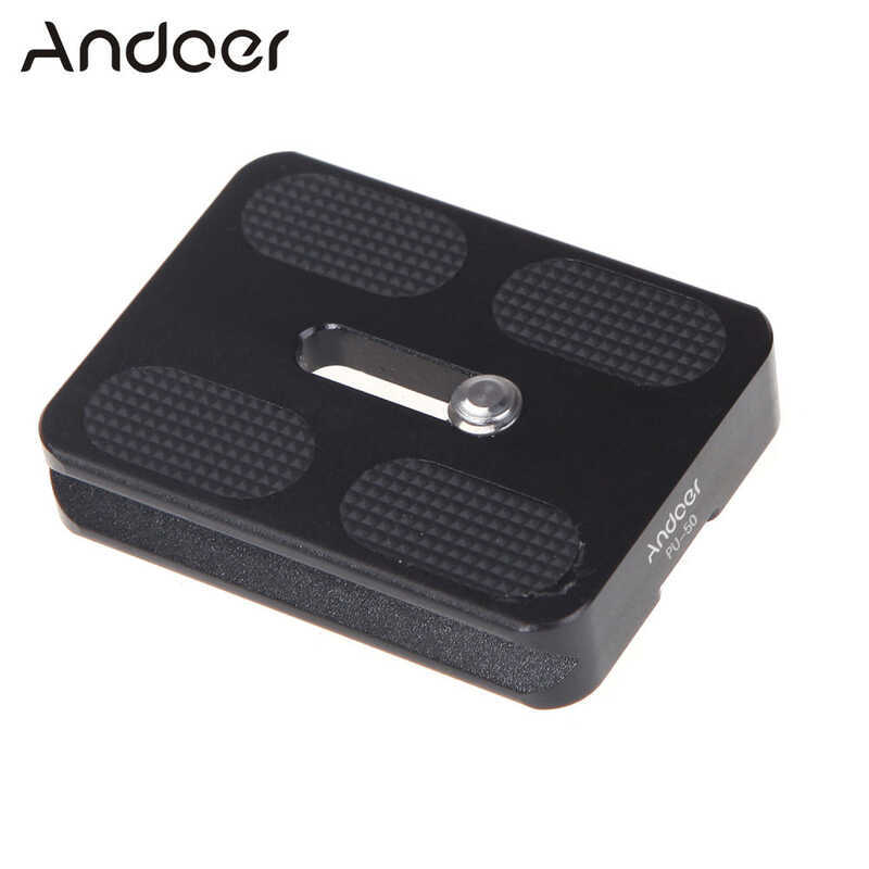 Andoer PU-50 แผ่นปลดเร็วสําหรับ Benro B0 B1 B2 J1 N1 ขาตั้งกล้อง Ballhead Arca Swiss