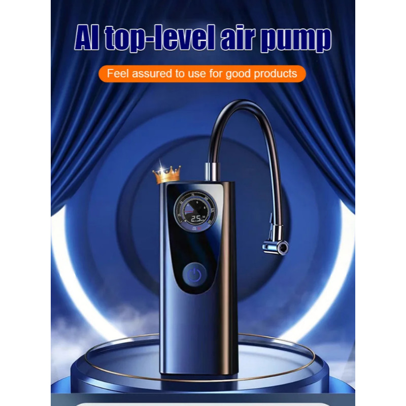 Portable Car Inflator Pump Universal High Power Tire Pump Handheld Portable Car Inflator Pump
