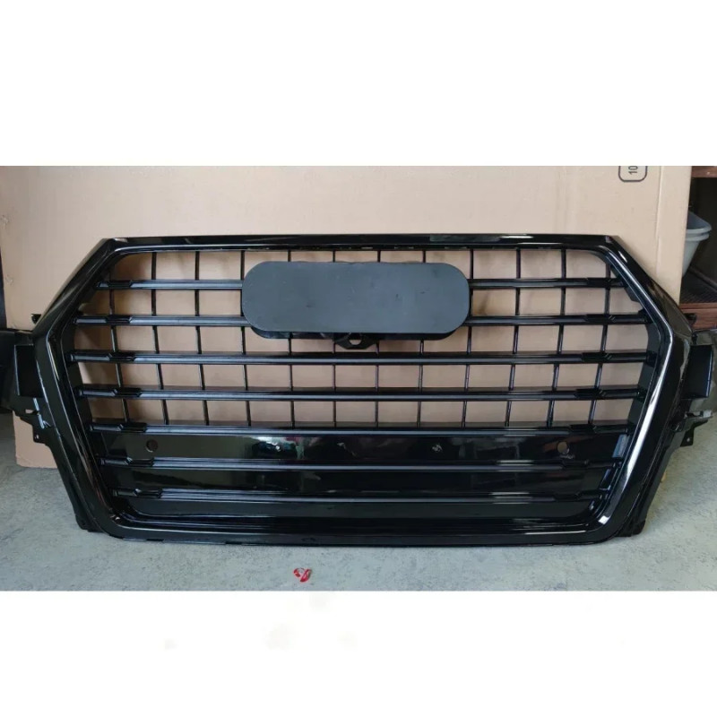 Front Bumper Grille Hood Grill for  Q7 SQ7 2016 2017 2018  car styling For SQ7 Style For RSQ7 Grill