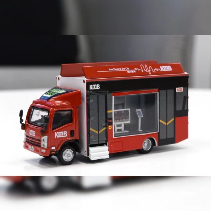 Tiny Micro Shadow 1: 76 KMB72 KMB72 KMB รถส่งเสริมการขายมือถือ Captain Please Isuzu N Series รุ่นโลห