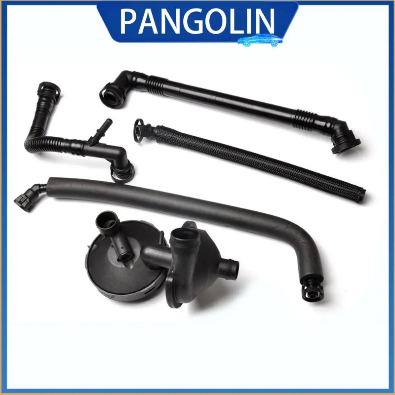 PANGOLIN PCV Crankcase Vent Valve and Oil Separator Hose Replacement Kit for BMW E46 E39 X3 Z4 2001