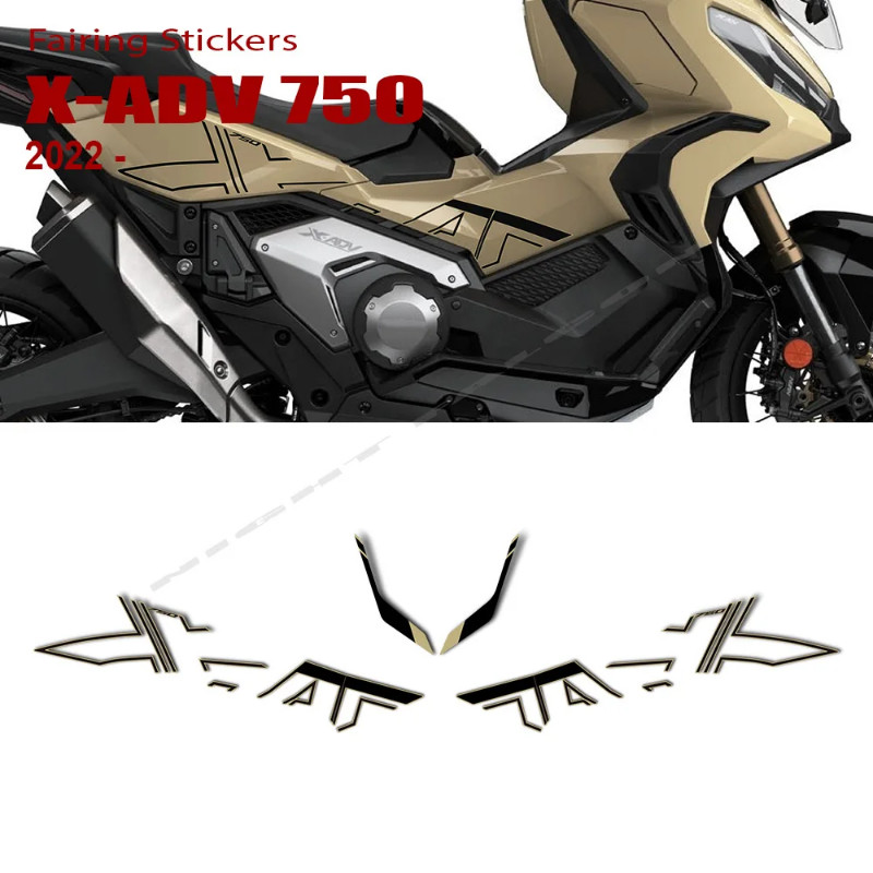 For Honda X-ADV 750 X ADV 750 2021 2022 2023 2024 Anti-Scratch Protection Sticker XADV 750 Sticker