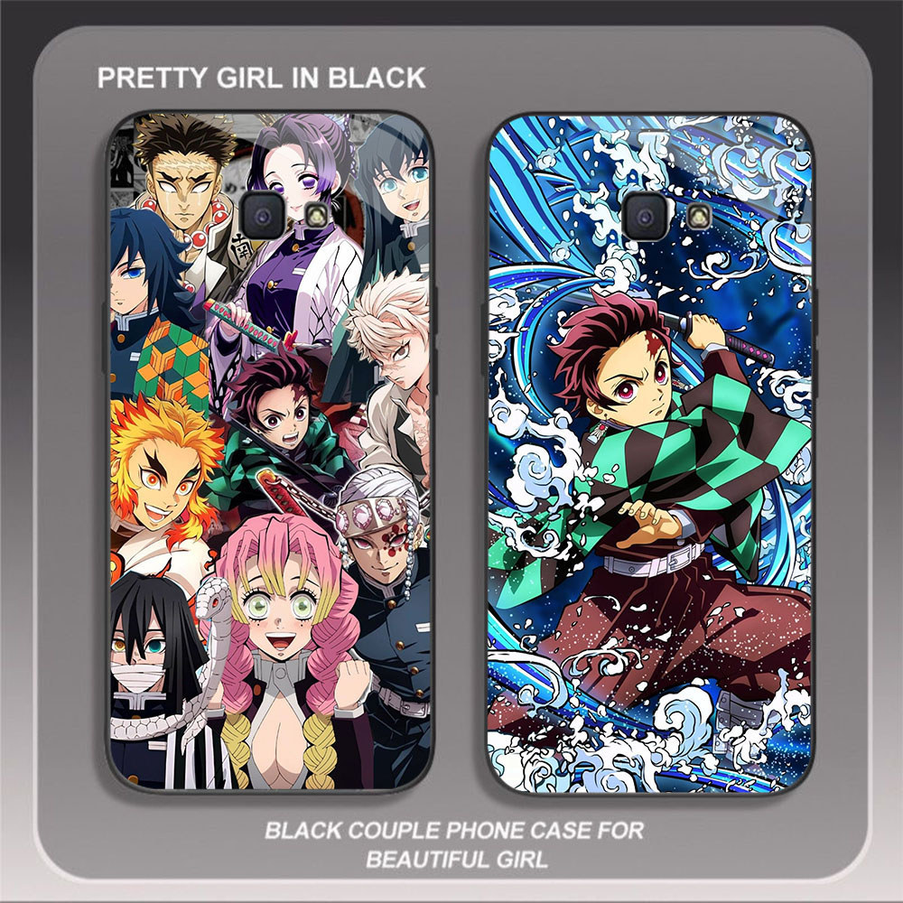 HK-54 Demon Slayer X แก้วแก้วสําหรับ Samsung Note FE J4 S24 S25 J7 J6 Core 9 Prime Pro Plus Ultra