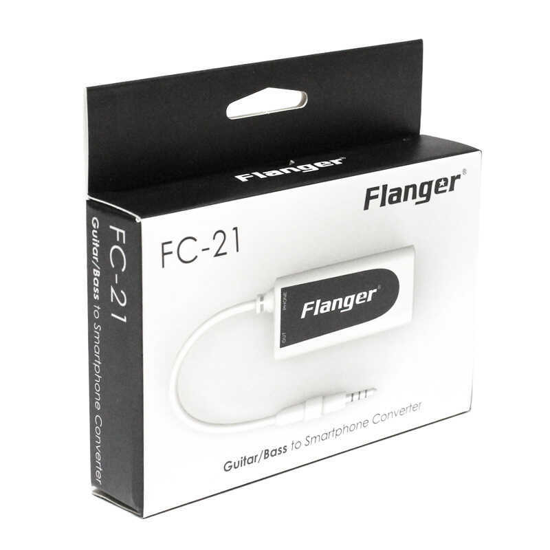 Flanger Flanger FC-21 การ์ดเสียงโทรศัพท์มือถือกีตาร์บันทึกผล Converter Coul Band Companion