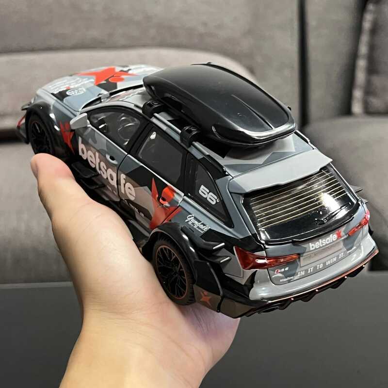 C 1:24 Audi Rs6 Wagon Modified Vehicles Allo Metal Diecast Model Car Children's Racing Games For Ki