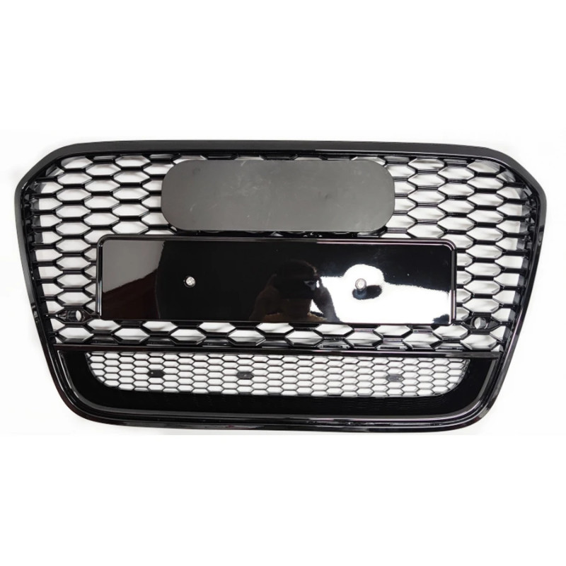 Honeycomb Grill Front Hood Grille Front Bumper Grill Center Grille for RS6 Grill for  A6/S6 C7 2012