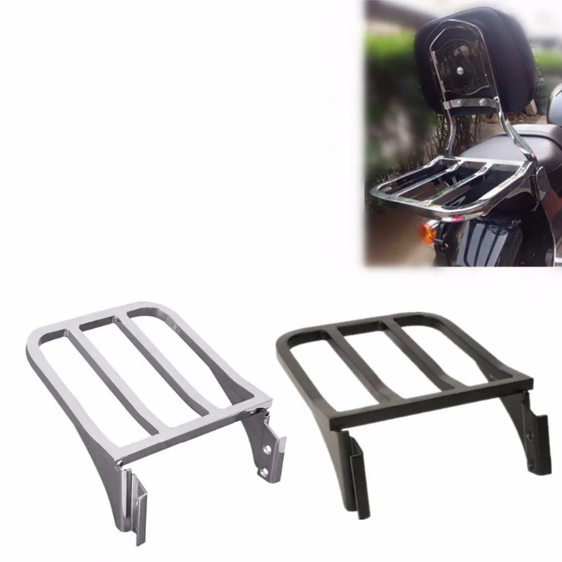 Motorcycle Luggage Rack Rear Carrier For Harley Sportster XL 883 1200 Dyna Fat Boy FXD FXDB FXDL So