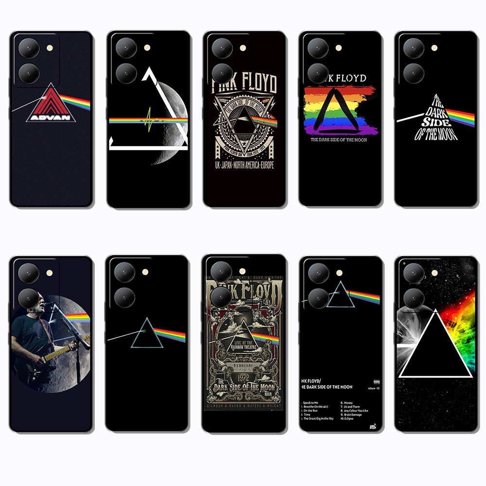 เคสโทรศัพท์สีดําแบบนุ่มสําหรับ Vivo Y36 5G Y27 Y27S NG11 ด้านข้างมืดของปลอก Moon Tour ฝาครอบป้องกันป